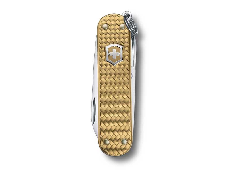 Couteau victorinox classic precious alox brass gold 58mm