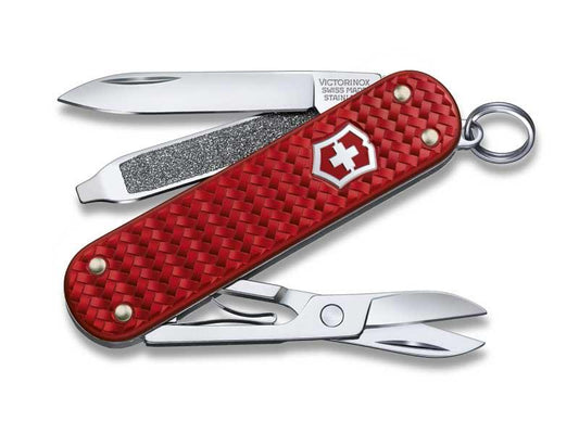 Couteau victorinox classic precious alox iconic rouge 58mm