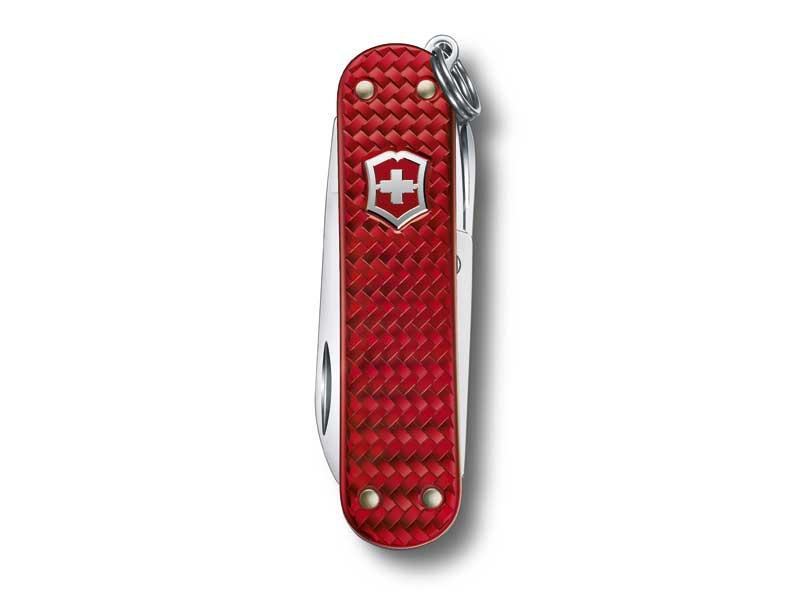 Couteau victorinox classic precious alox iconic rouge 58mm