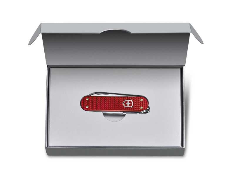 Couteau victorinox classic precious alox iconic rouge 58mm