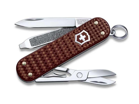 Couteau victorinox classic sc precious alox hazel brown 58mm