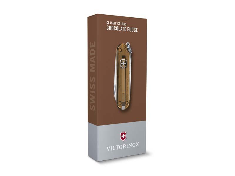 Couteau victorinox classic translucide chocolate fudge 58mm