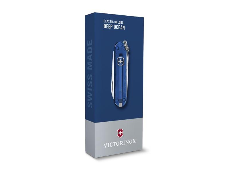 Couteau victorinox classic translucide deep ocean 58mm