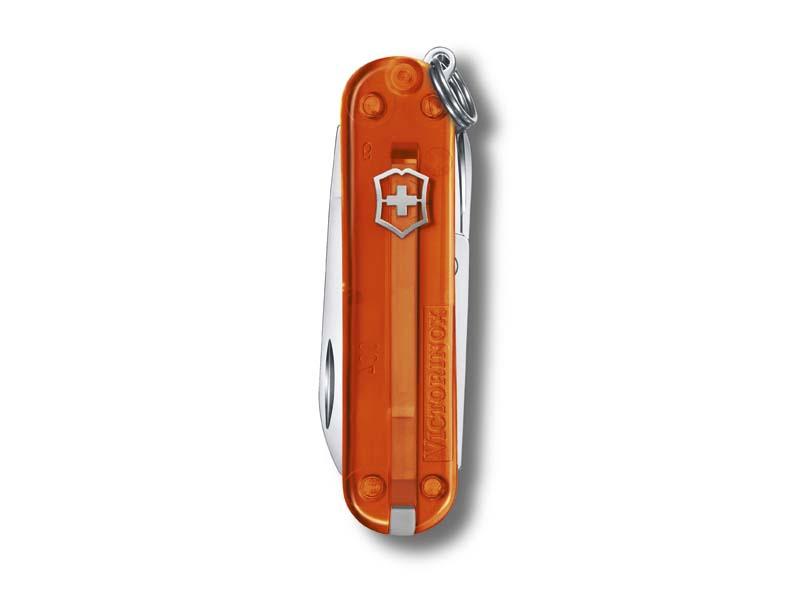 Couteau victorinox classic translucide fire opal 58mm