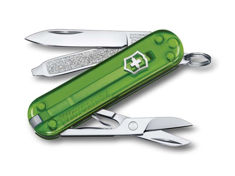 Couteau victorinox classic translucide green tea 58mm