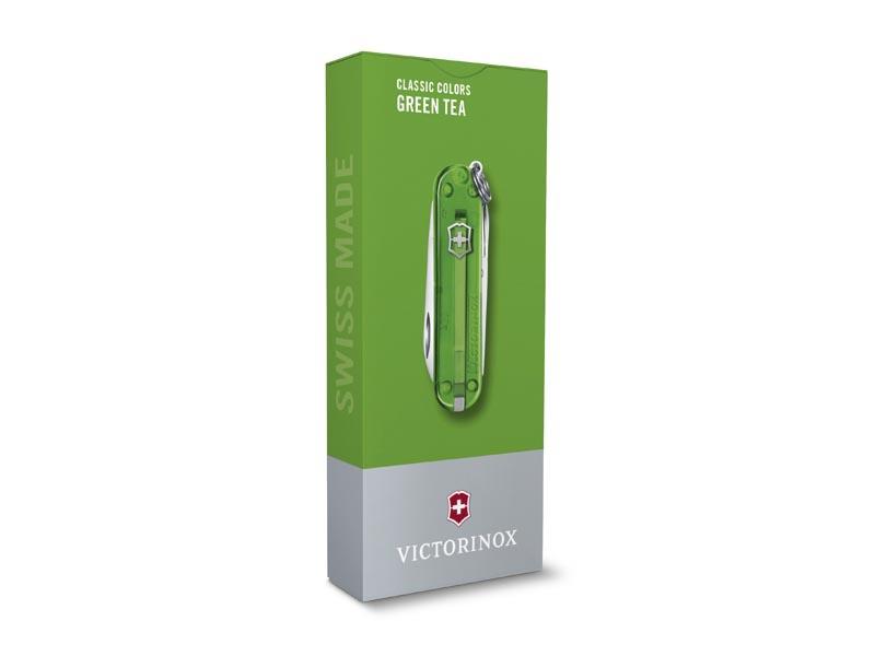 Couteau victorinox classic translucide green tea 58mm