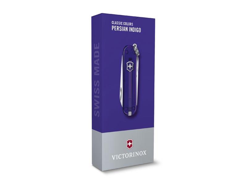 Couteau victorinox classic translucide persian indigo 58mm