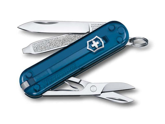 Couteau victorinox classic translucide sky high 58mm