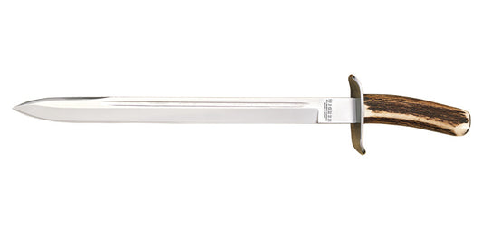 Dague 33cm Bois de cerf Joker