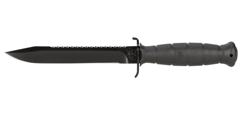 Dague avec Scie Noir Glock
