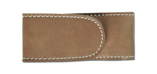 Étui Couteau Cuir doublé marron 18 PIELCU