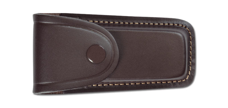 Étui Couteau Cuir moulé doublé marron foncé PIELCU