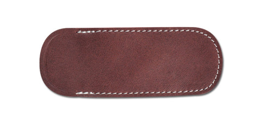 Étui Couteau fleur de Cuir rouge grenat 30 PIELCU
