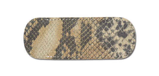 Étui Couteau fleur de Cuir serpent marron PIELCU