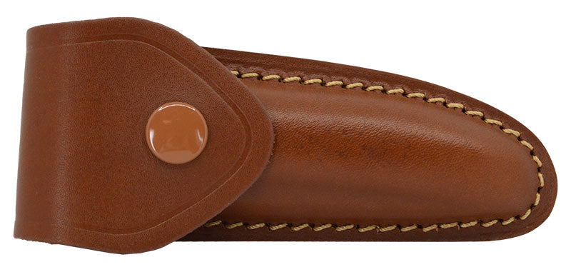 Étui Cuir moulé doublé marron foncé PIELCU