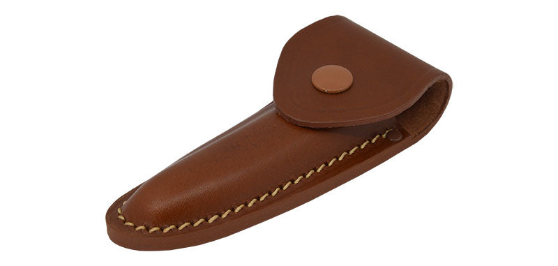 Étui Cuir moulé doublé marron foncé PIELCU