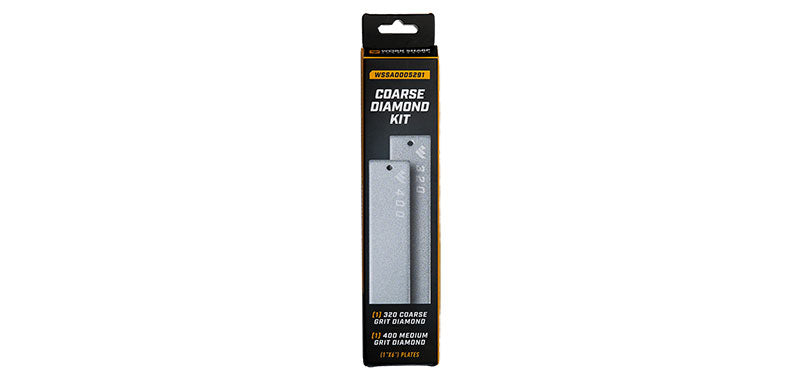 Lot de 2 plaques diamantées Grain 320/400 Worksharp