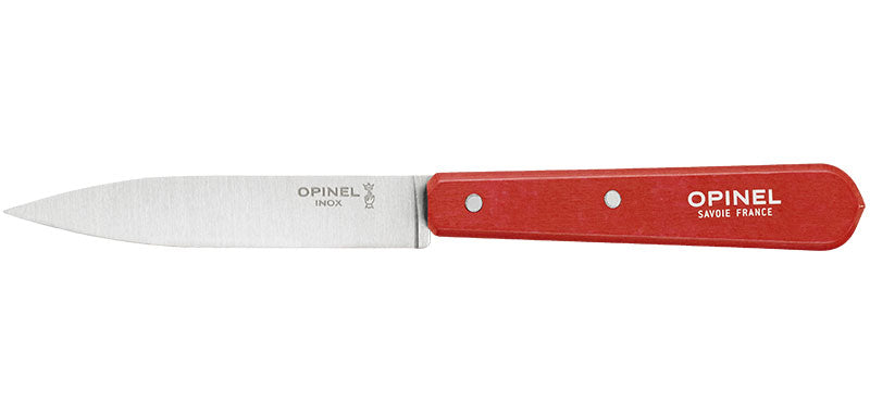 Lot de 6 couteaux d'office Opinel Rouge N°112