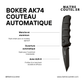 BOKER AK74 COUTEAU AUTOMATIQUE