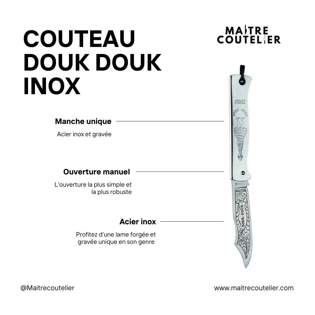 Couteau douk douk inox