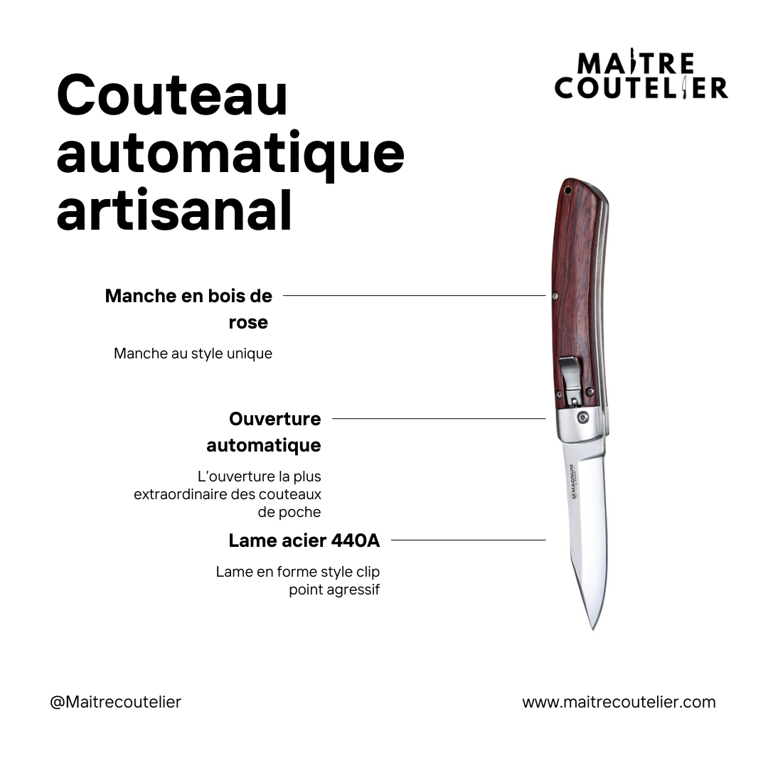 COUTEAU AUTOMATIQUE ARTISANAL