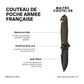 Couteau De Poche Armee Française