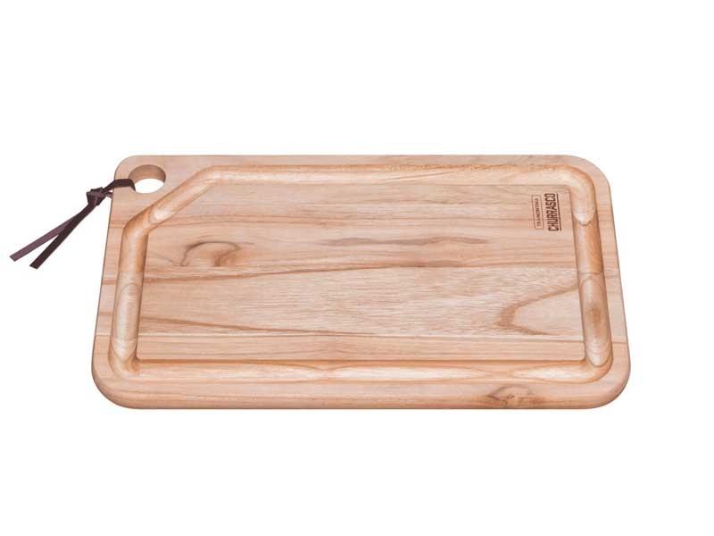 Planche à découper avec rigole en bois Tramontina 40 x 23,3 x 1,8 cm