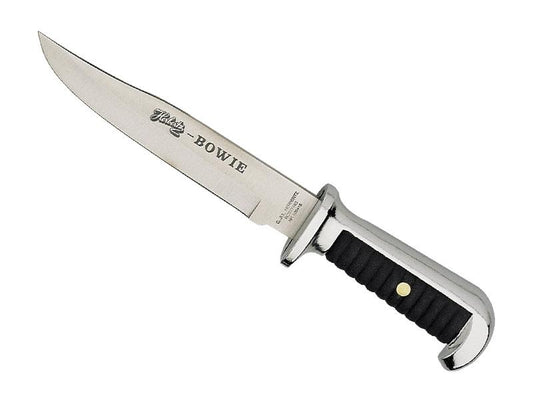 Poignard herbertz bowie noir 15cm inox + etui