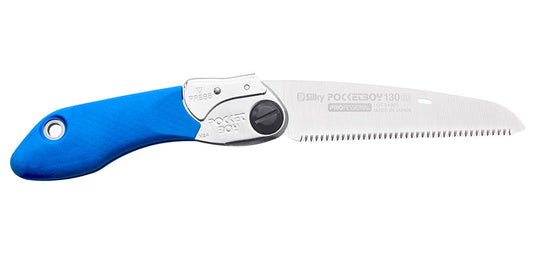 Scie Pocketboy pliante Bleu Silky