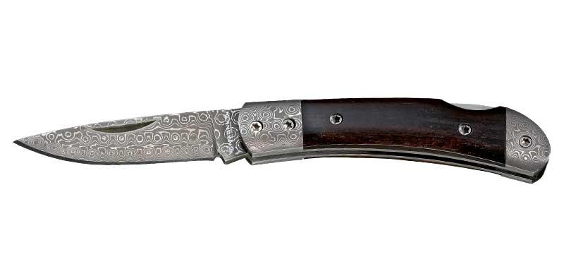 Couteau De Chasse Acier Damas