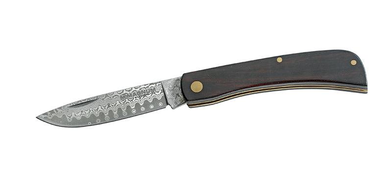 Couteau De Chasse Lame De Damas