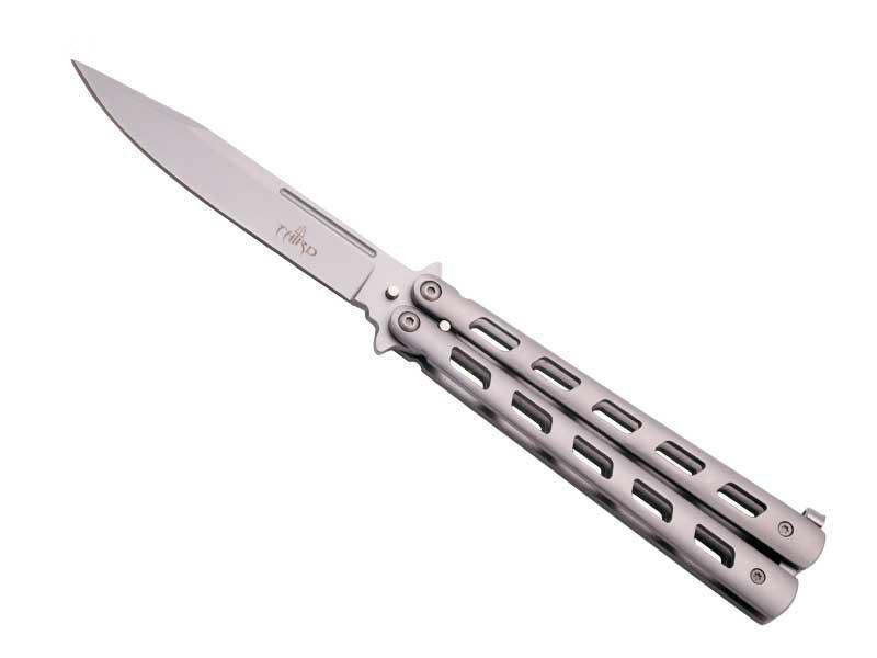 Couteau papillon pro silver