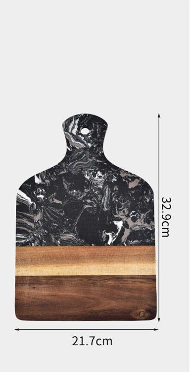 Planche À Découper Marbre Et Bois