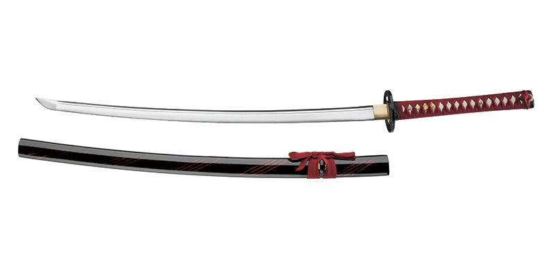 Katana Rouge Et Noir