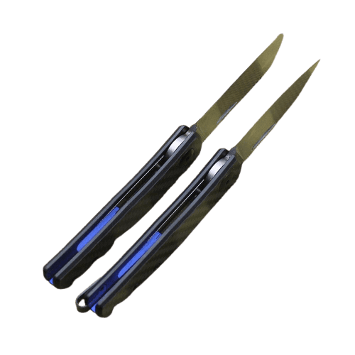 Couteau De Poche Acier Carbone
