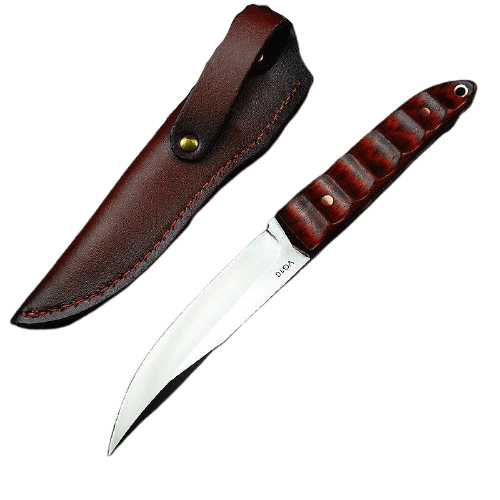 Couteau Lame Fixe Bois Artisanal