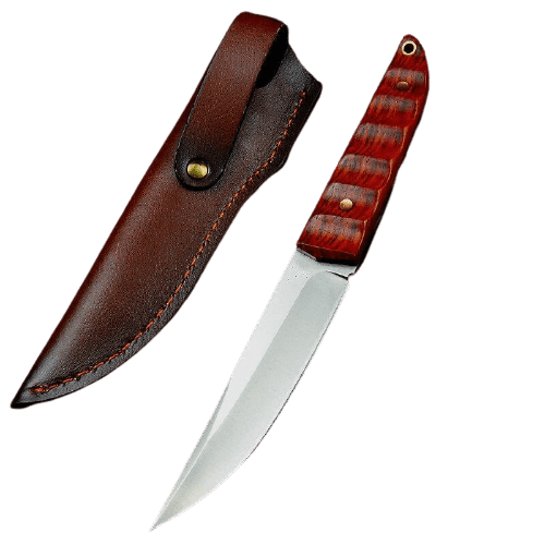 Couteau Lame Fixe Bois Artisanal