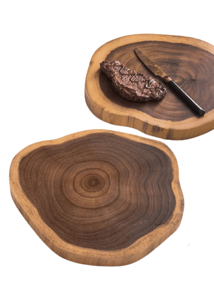 Planche À Découper Souche D'Acacia Naturel